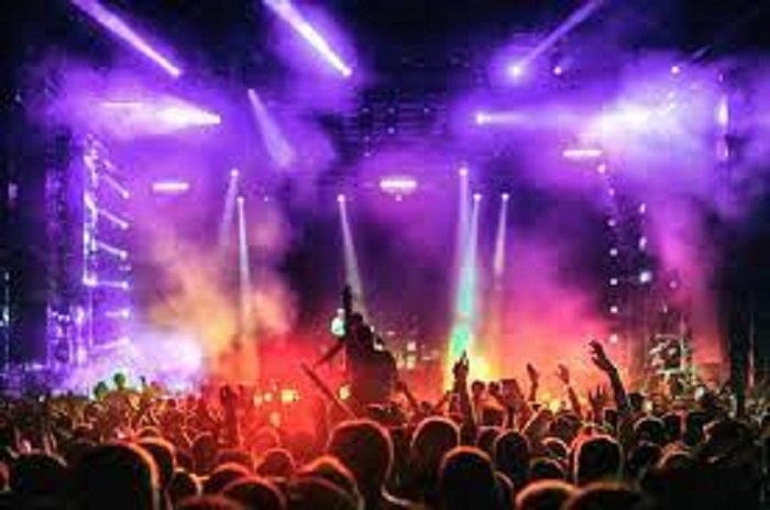 Foto ilustrasi konser musik rock (iStock)