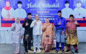 Berhasil Kursi di Pileg 2024 Bertambah, Demokrat Bengkalis Adakan Halal Bi Halal dan Syukuran